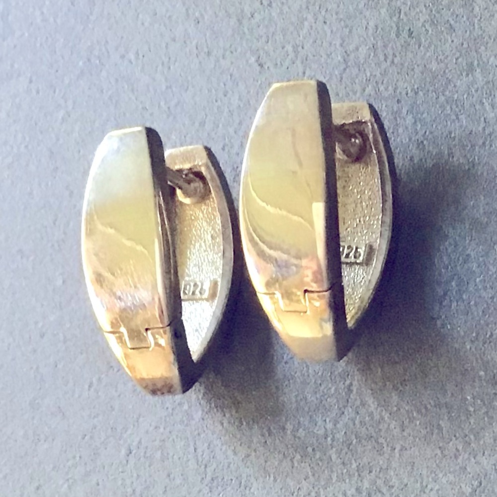 Chic Sterling Silver Earrings